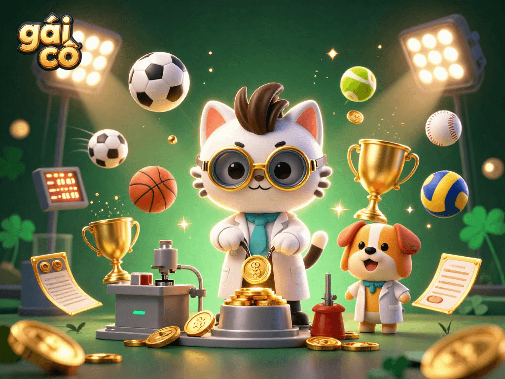 Experience thrilling bets in a lively scene of 3D cartoon characters showcasing gái gọi and casino elements.