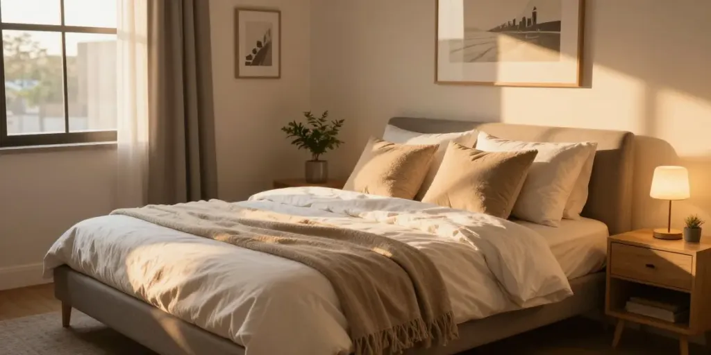 Inviting rollaway bed in a cozy guest bedroom for comfortable overnight stays