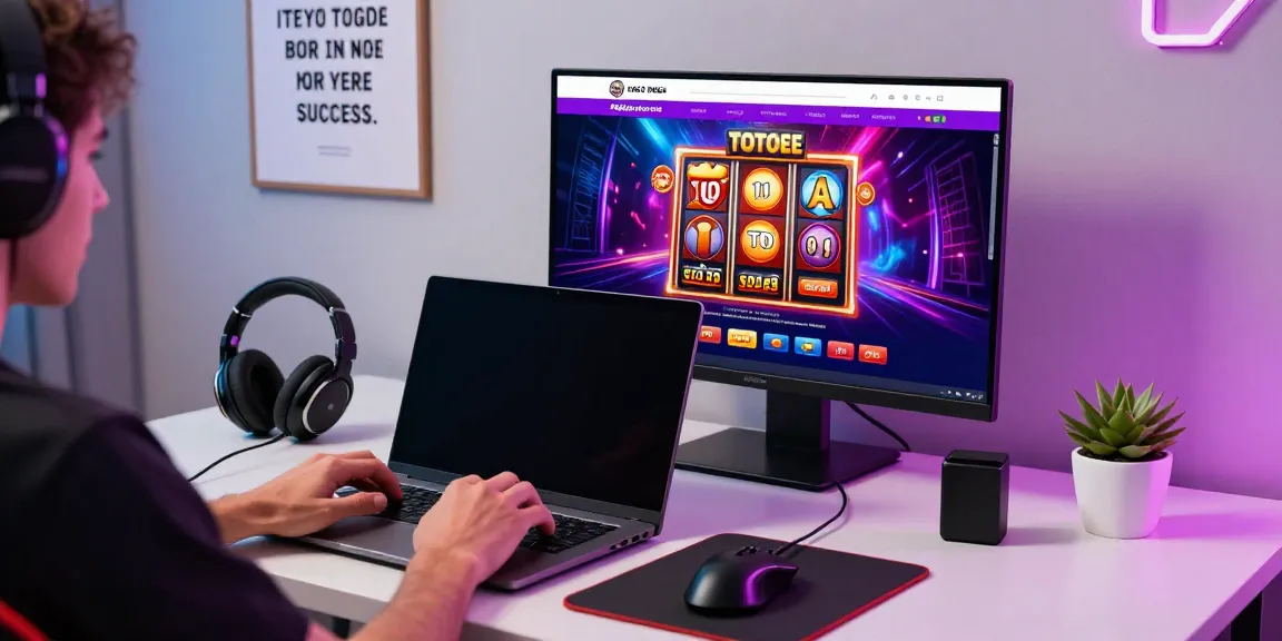Ratutogel platform dengan pengguna aktif di smartphone dan aksesori permainan modern