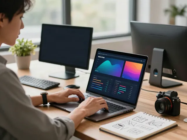 SEO expert analyzing affordable guest posting services for SEO metrics in a modern workspace