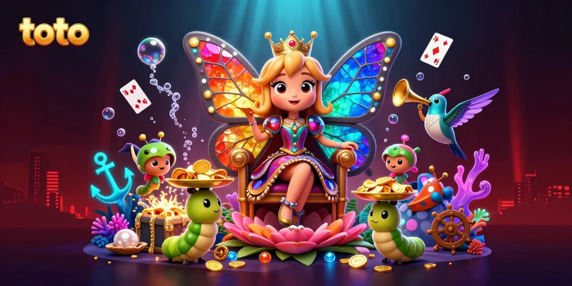 Engage with toto lottery action in a vibrant underwater scene filled with treasures and vibrant characters.