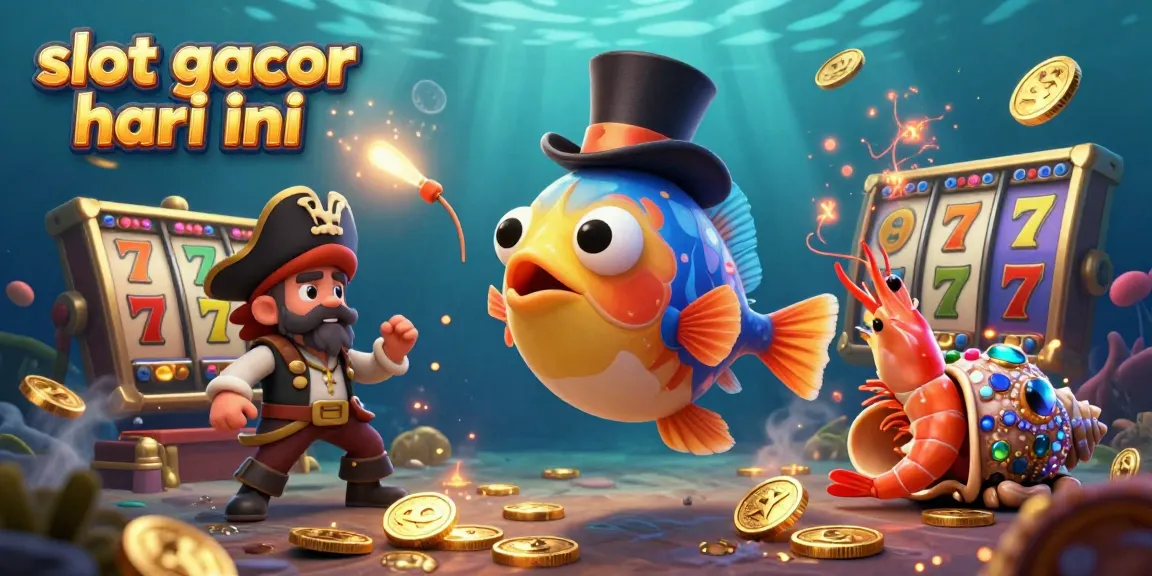 Spin and win with slot gacor hari ini featuring shining coins and vibrant jackpot counters.