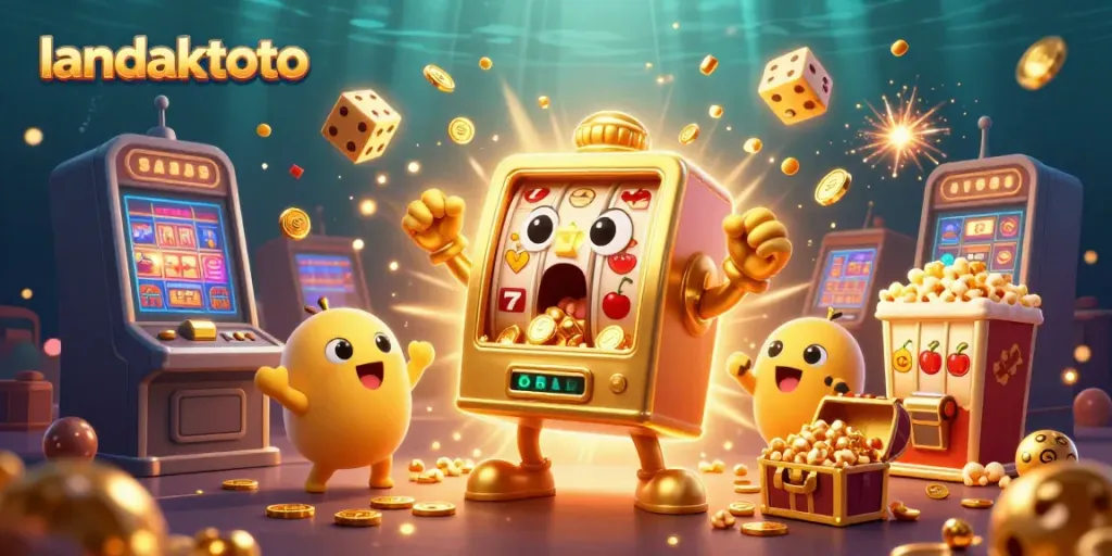 Slot machine landaktoto memicu jackpot dengan emas berlimpah, menghibur penonton!