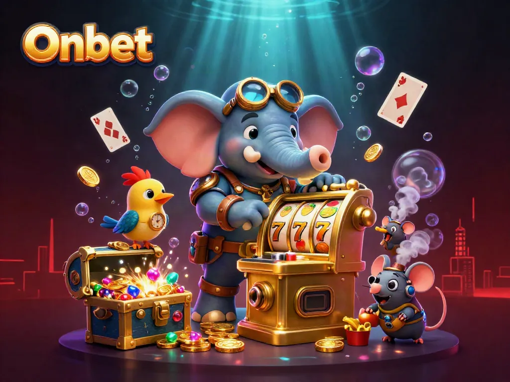 Engage with Onbet's thrilling casino experience, featuring immersive steampunk themed slot action.