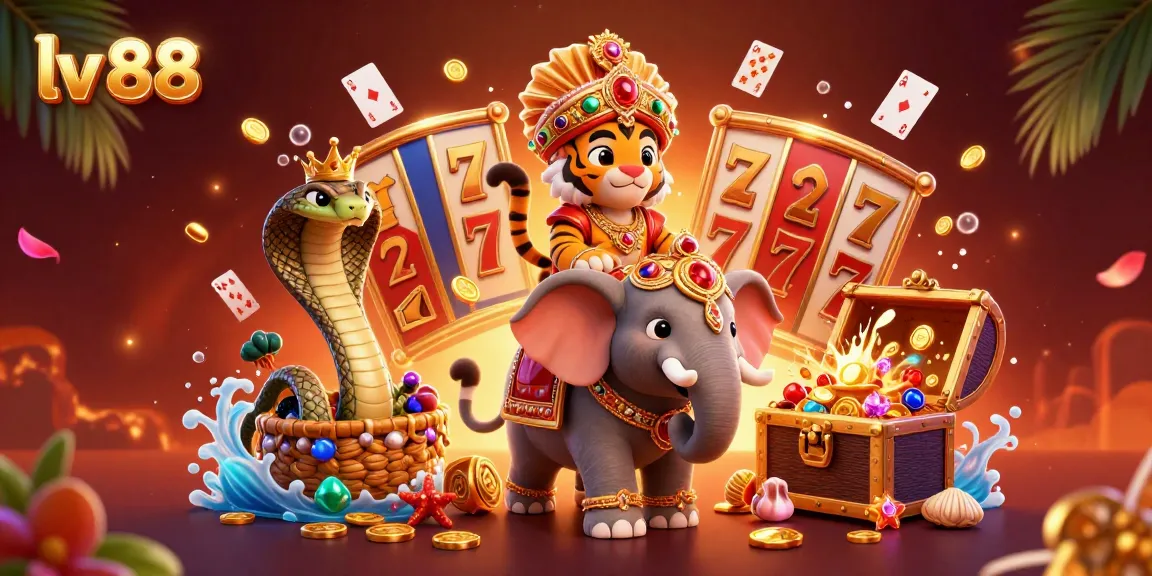 Experience the thrill of gaming at lv 88 with vibrant characters and dynamic casino elements.