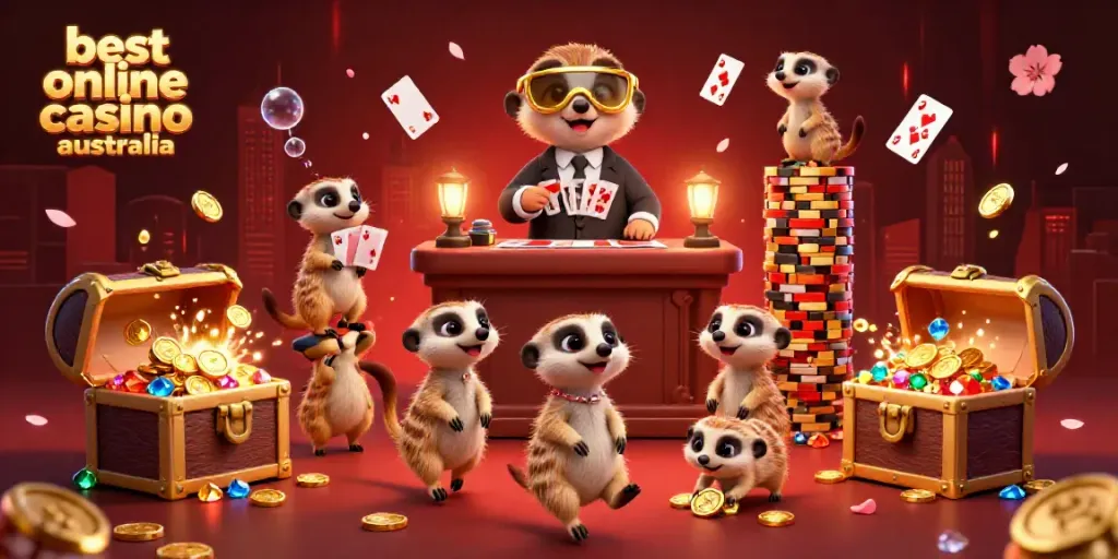 Experience the excitement at the best online casino australia, featuring meerkats running a dynamic operation.