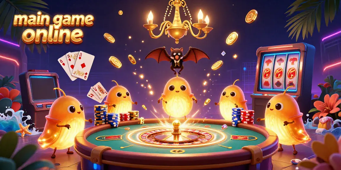 Engage in thrilling action while mastering main game online strategies in a vibrant casino setting.