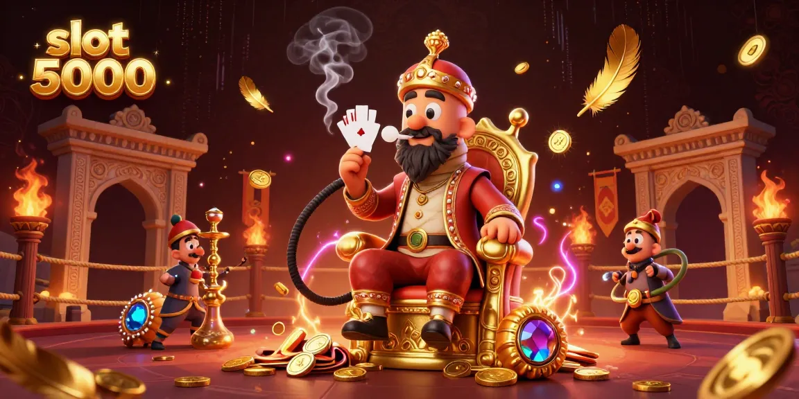 Experience winning with slot 5000 through an enchanting illustrated casino adventure.