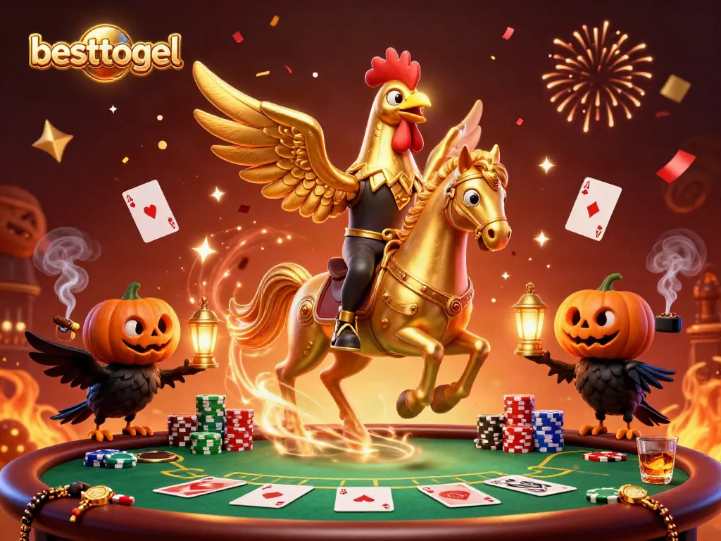 Menangkan permainan judi di besttogel dengan ilustrasi kasino malam yang memukau dan penuh semangat.