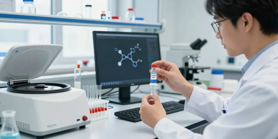 Examining FOXO4-DRI peptide in a modern lab environment.