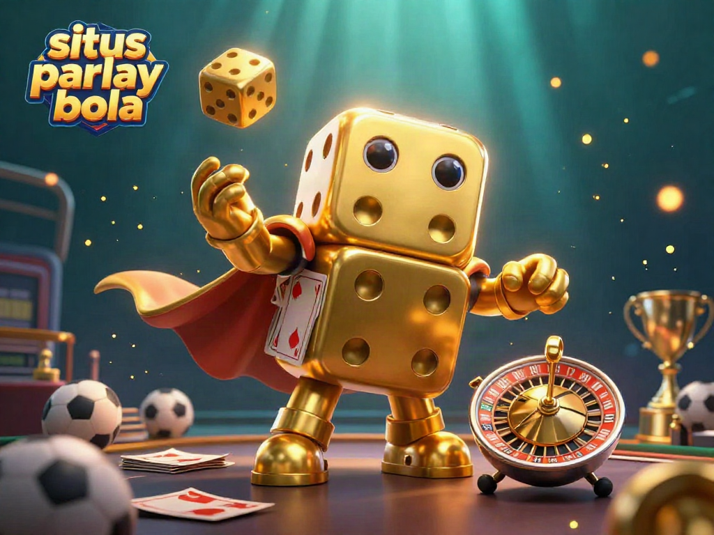 Experience thrilling sports betting action with situs parlay bola, featuring vibrant 3D characters and elements.