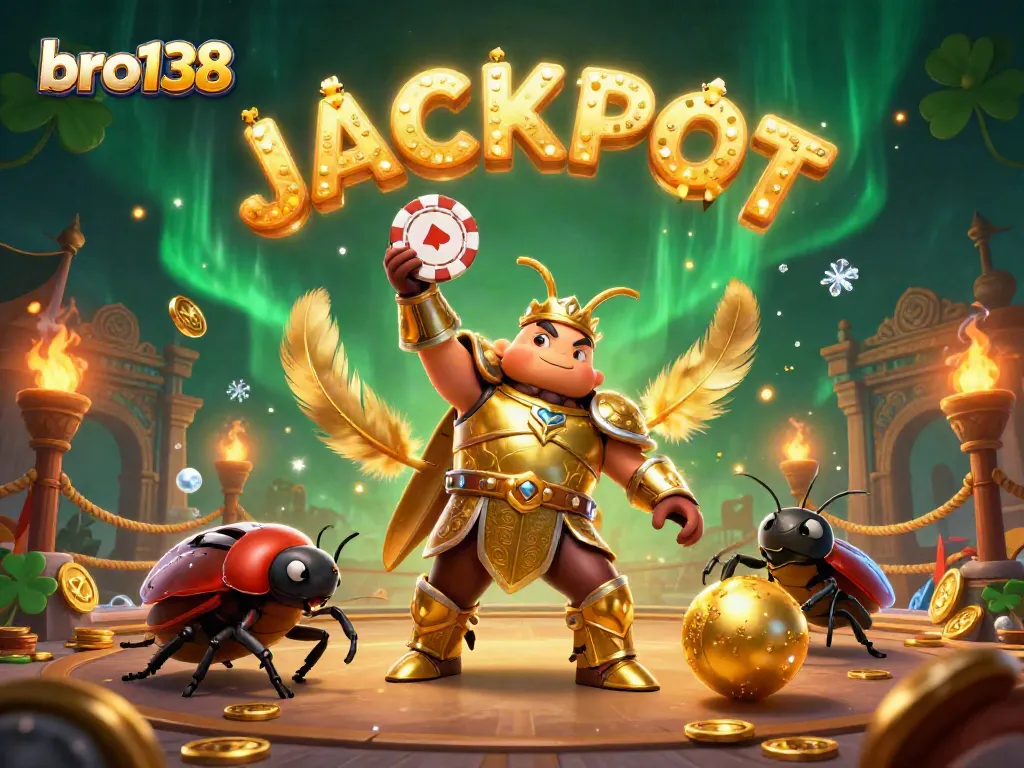 Experience the thrilling jackpot excitement at bro138 with vibrant, dynamic 3D casino art.