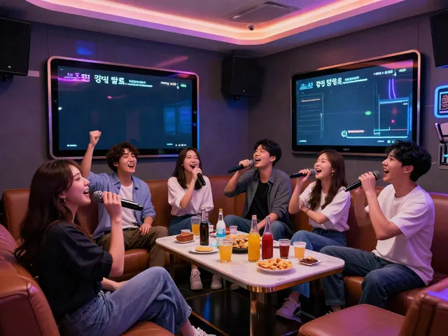 강남 달토 가격에 대한 정보가 담긴 유쾌한 가라오케 분위기