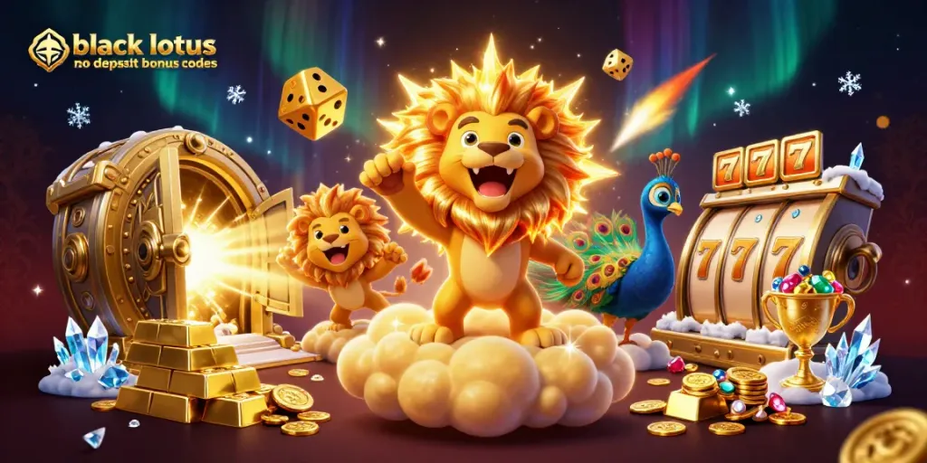 Play slots and win big with black lotus no deposit bonus codes featuring vibrant casino elements.