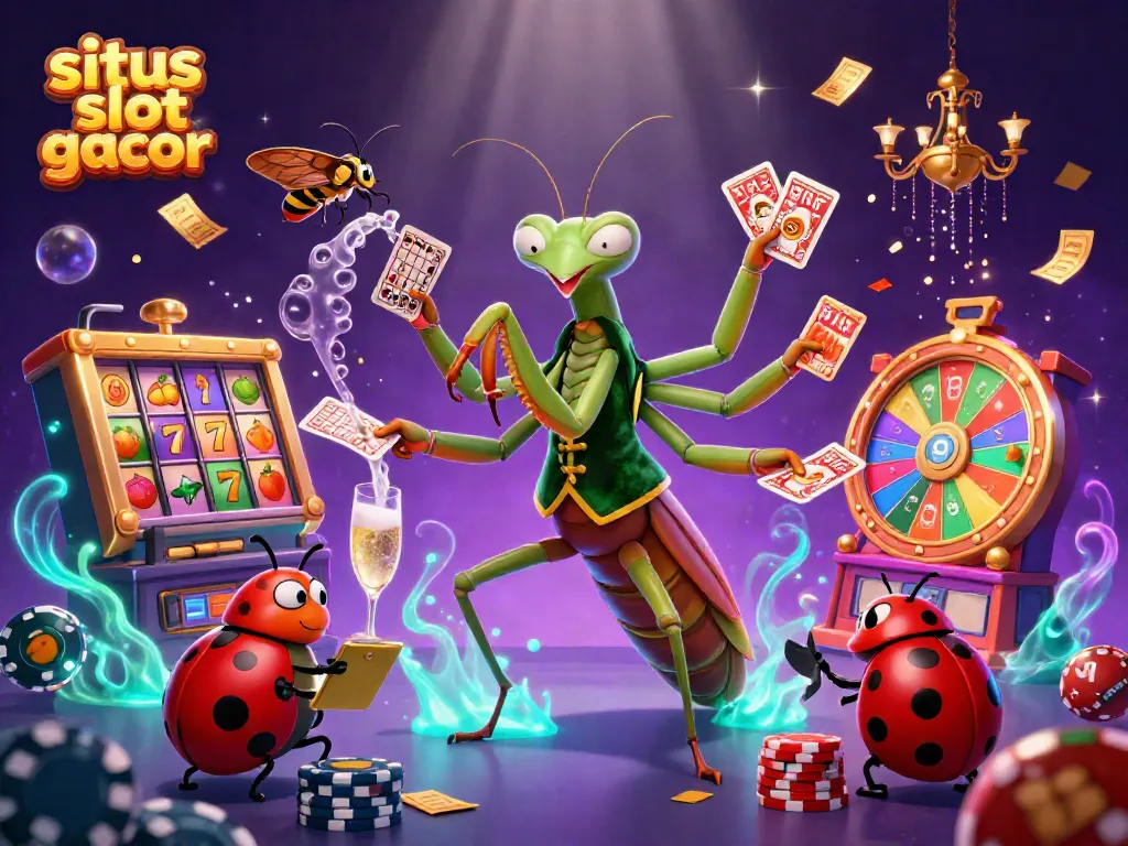 Menang besar di situs slot gacor dengan suasana kasino yang megah dan penuh warna